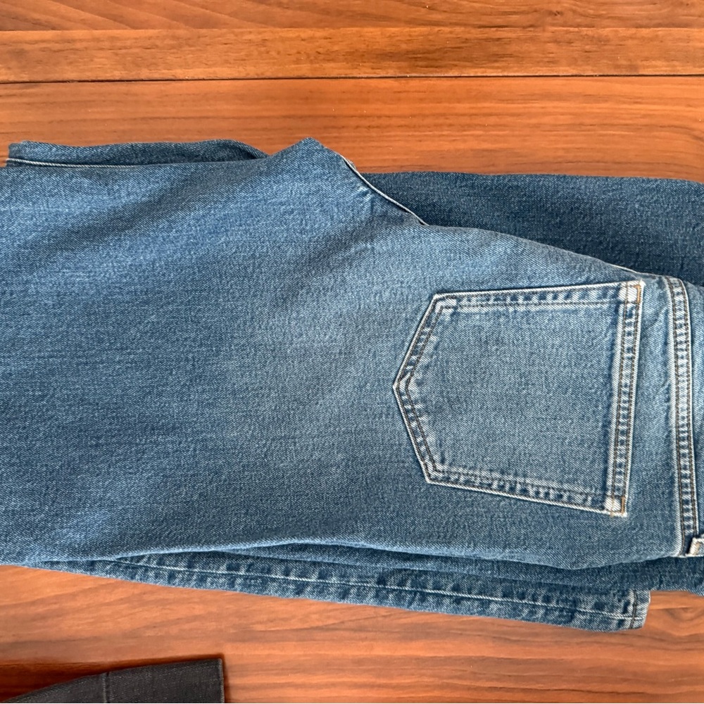 J. Crew Medium Blue High-Rise Wide-Leg Jeans - Picture 4 of 4